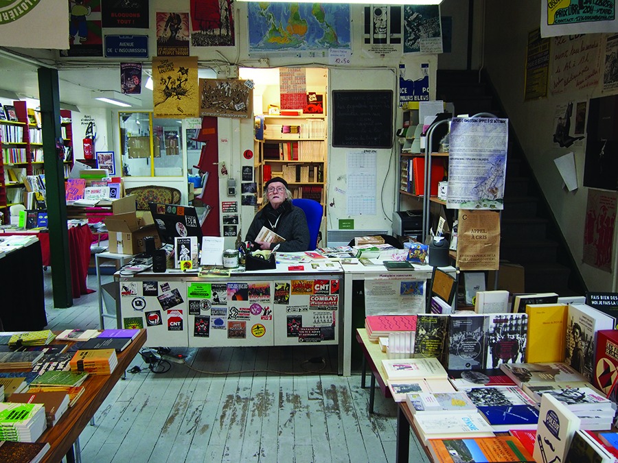 Daniel à la librairie La Gryffe